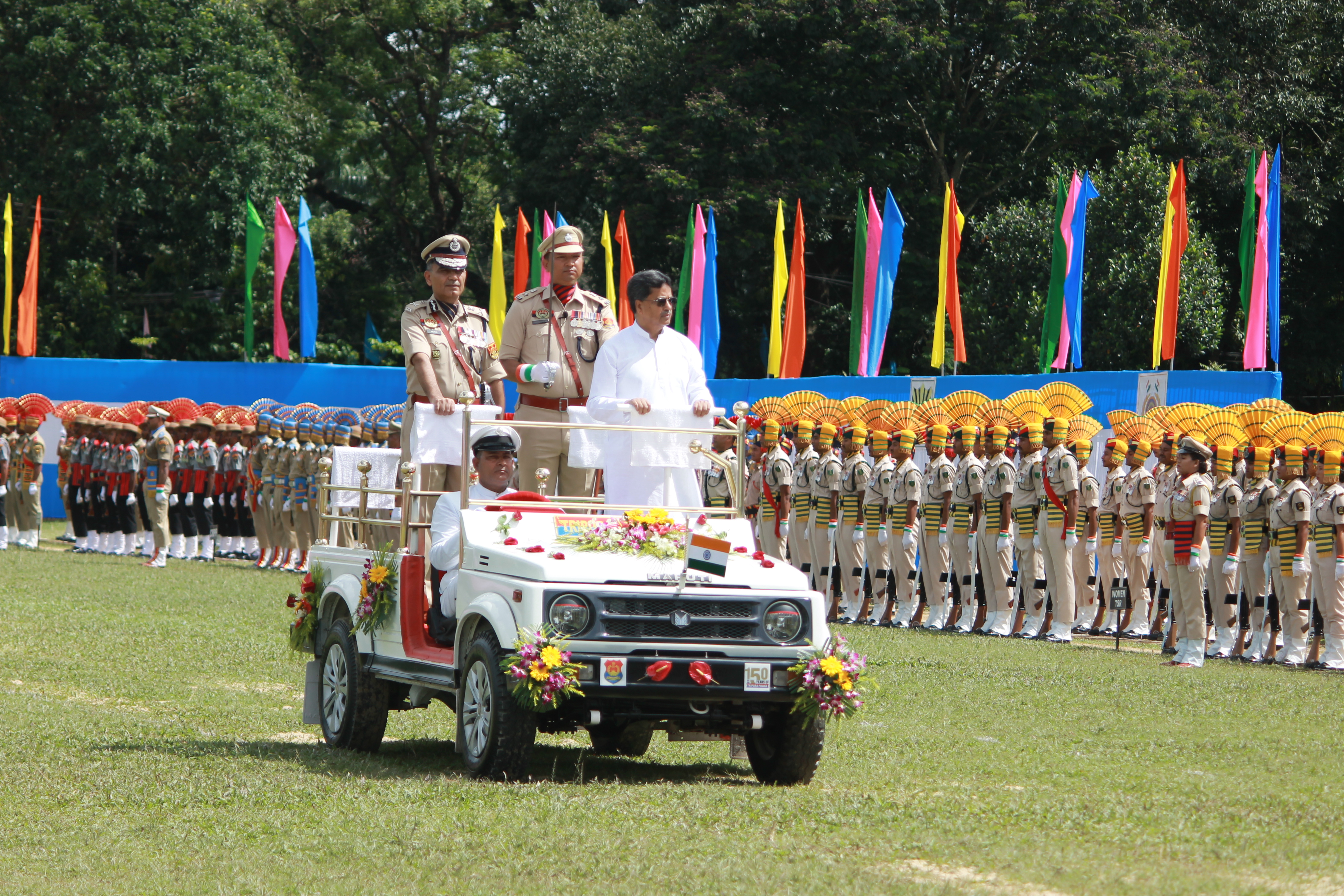 Celebration of Independence day 2025 at A.R. Ground Agartala