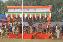 REPUBLIC DAY PARADE 2024 AT ASSAM RIFLE GROUND